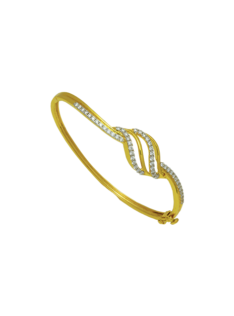 Diamond Bangle Bracelet - Sakshi Jewelers